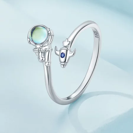 Pandora Style Astronaut Spaceship Ring - SCR920