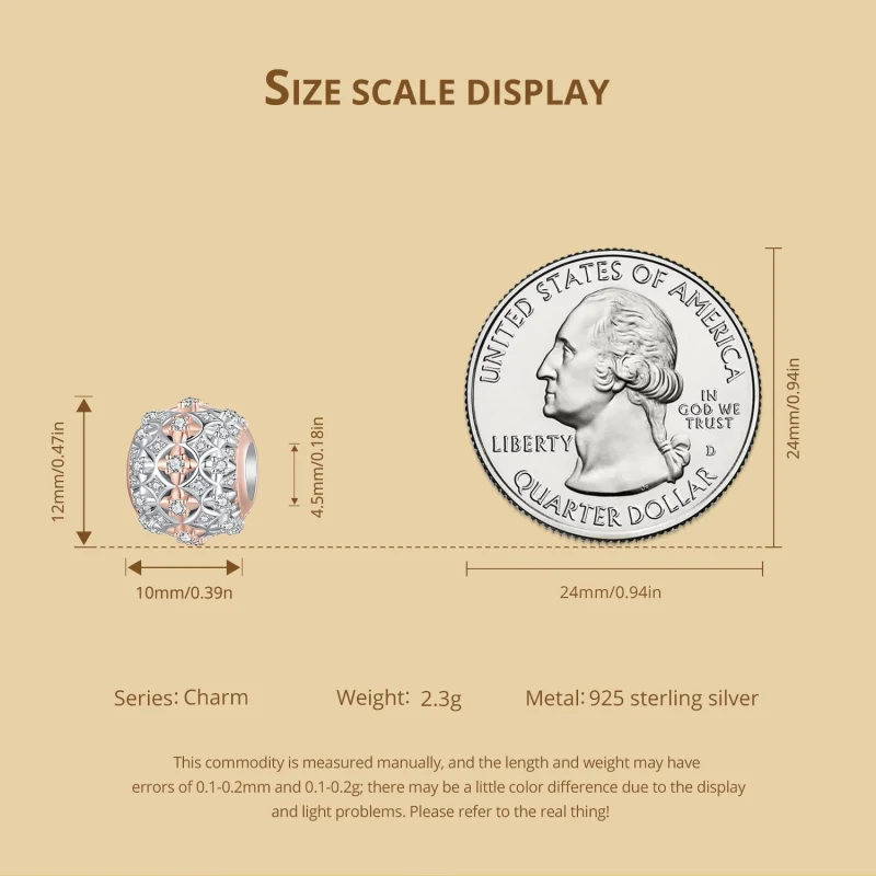 (image for) Pandora Style Autumn Color Charm - BSC907 - View 7