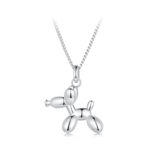 (image for) Pandora Style Balloon Dog Necklace - SCN506