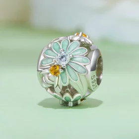 Pandora Style Bee Daisy Charm - BSC895 Pandora Style Bee Daisy Charm - BSC895