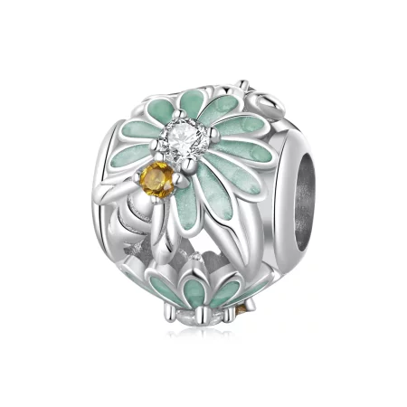 Pandora Style Bee Daisy Charm - BSC895