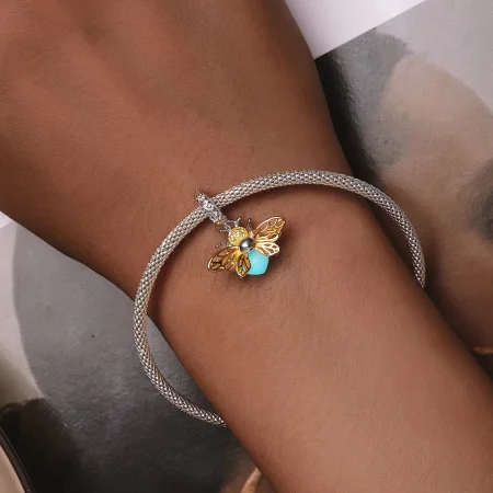 Pandora Style Bee Glow-In-The-Dark Dangle - SCC2616