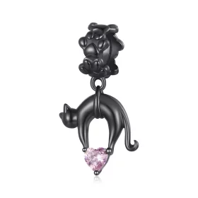 Pandora Style Black Cat Dangle - SCC2519