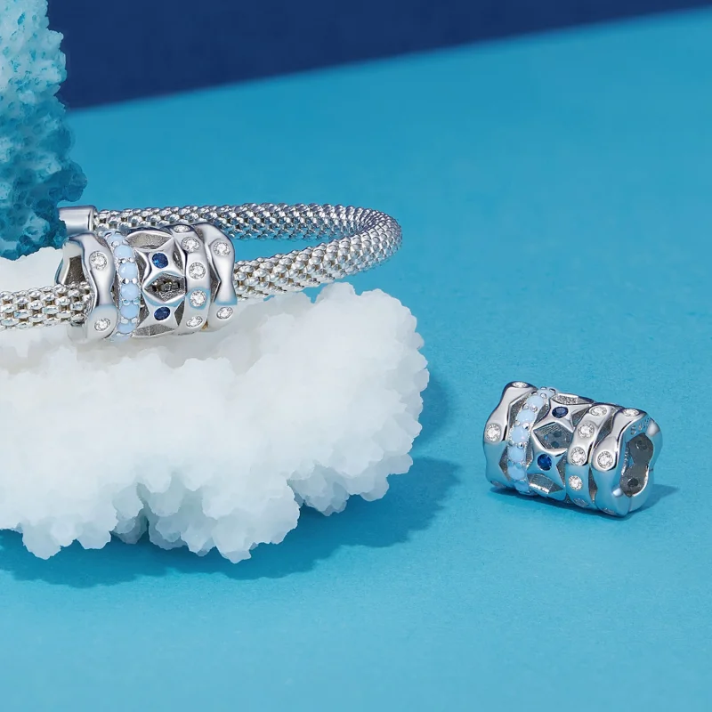 (image for) Pandora Style Blue Star Charm - BSC919 - View 4