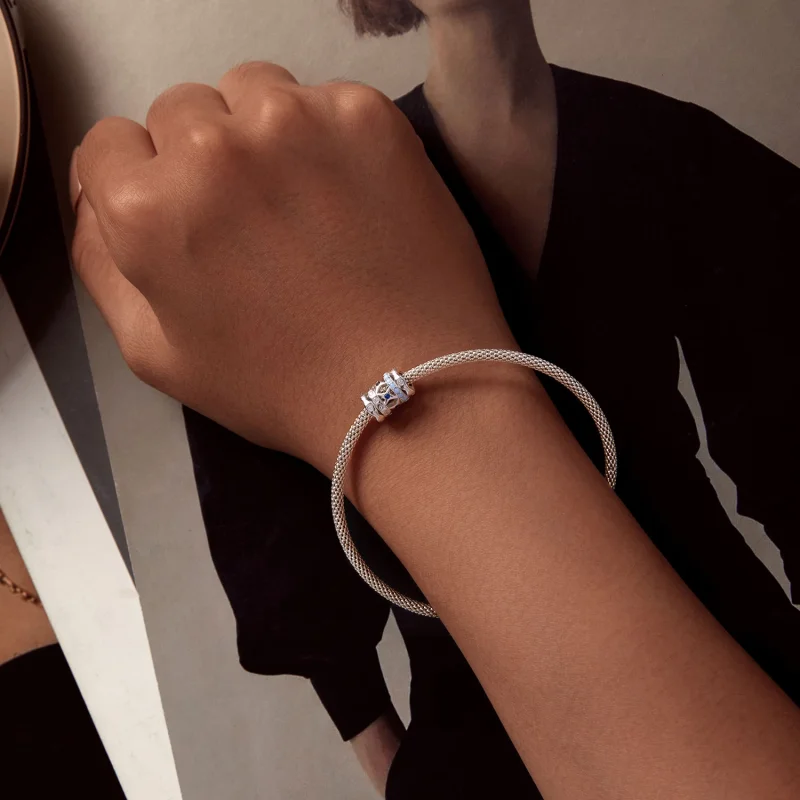 (image for) Pandora Style Blue Star Charm - BSC919 - View 6