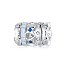 Pandora Style Blue Star Charm - BSC919 Pandora Style Blue Star Charm - BSC919