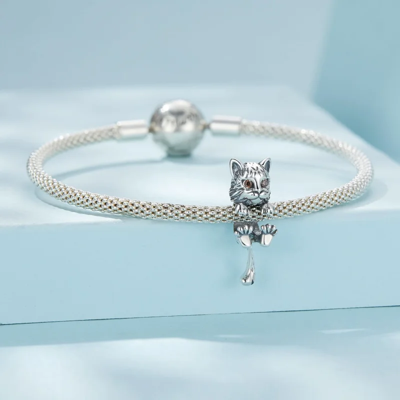 (image for) Pandora Style Bobcat Charm - SCC2633 - View 3