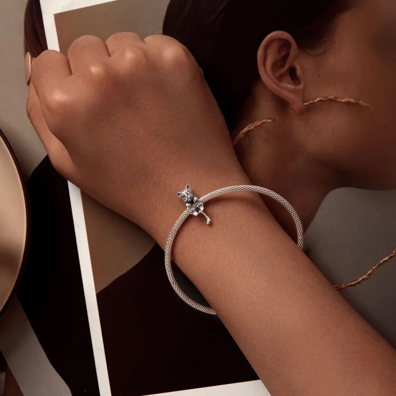 (image for) Pandora Style Bobcat Charm - SCC2633 - View 5