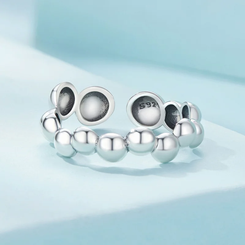 (image for) Pandora Style Bubble Ring - SCR962-E - View 3