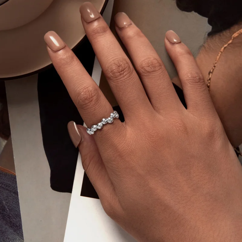 (image for) Pandora Style Bubble Ring - SCR962-E - View 5