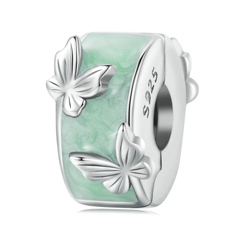 (image for) Pandora Style Butterfly Clip - BSC840 - Product Image