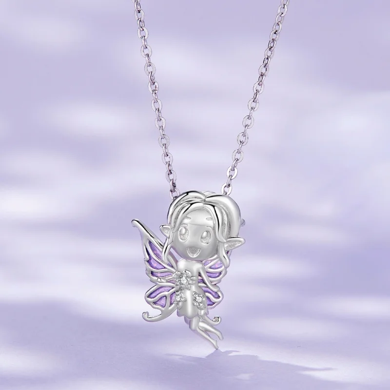 (image for) Pandora Style Butterfly Elf Charm - SCC2544 - View 2