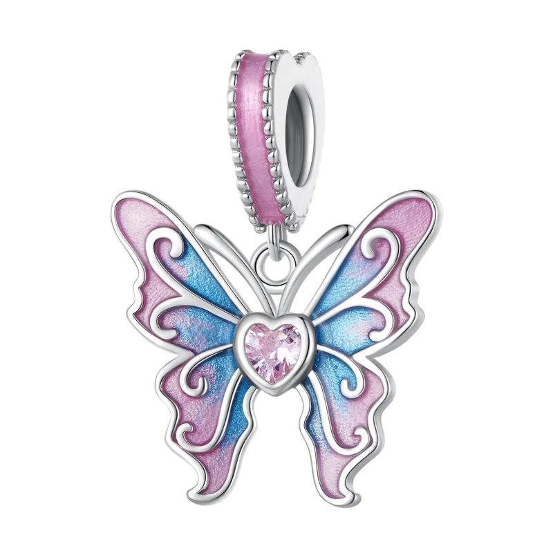 (image for) Pandora Style Butterfly Fairy Pendant - SCC2472 - Product Image