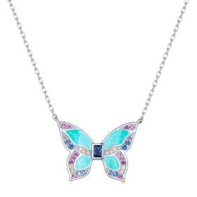 Pandora Style Butterfly Necklace - BSN306