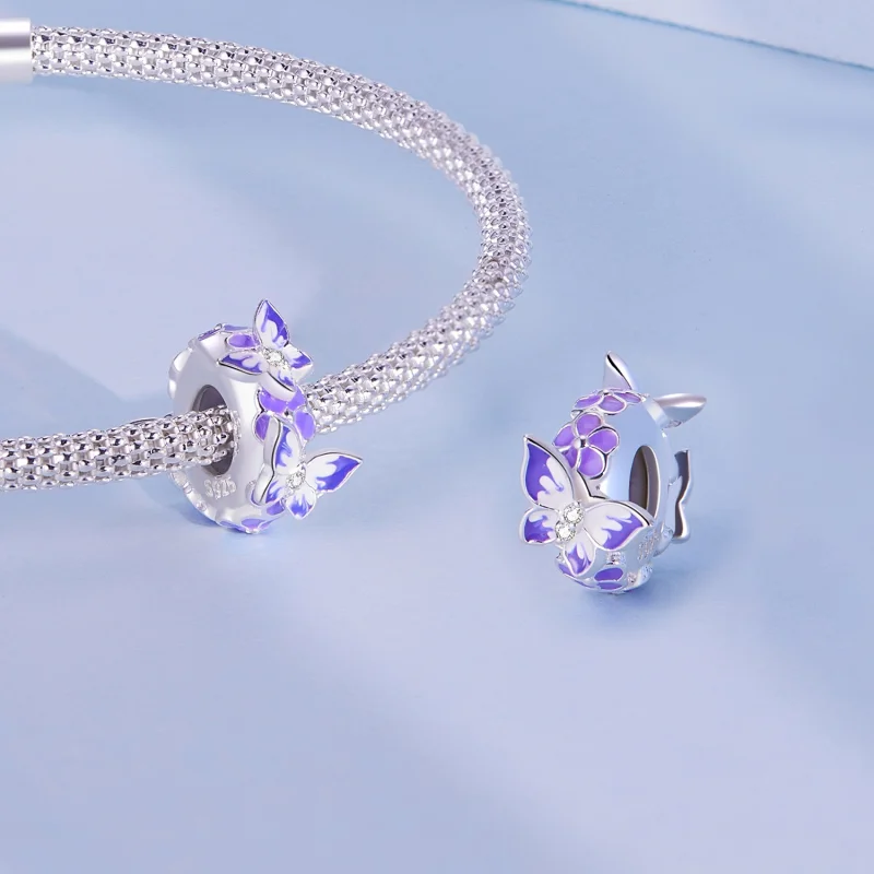 (image for) Pandora Style Butterfly Spacer - SCC2462 - View 4