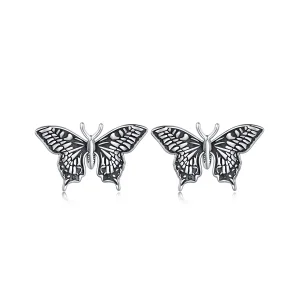 (image for) Pandora Style Butterfly Studs Earrings - SCE1637