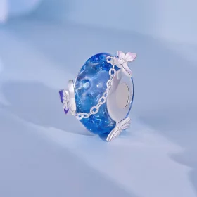 Pandora Style Butterfly Tassel Charm - SCC2461 Pandora Style Butterfly Tassel Charm - SCC2461