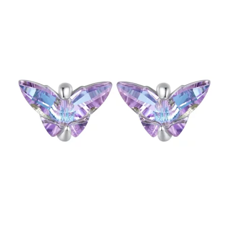 Pandora Style Butterfly Thread Studs Earrings - BSE797