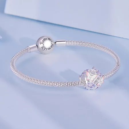 Pandora Style Butterfly Zircon Charm - SCC2463