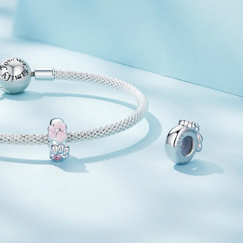 (image for) Pandora Style Cat Claw Silicone Spacer - SCC2515 - View 4