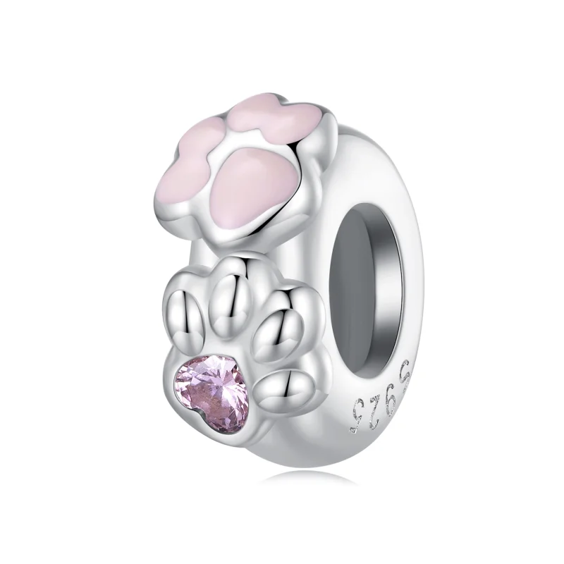 (image for) Pandora Style Cat Claw Silicone Spacer - SCC2515 - Product Image