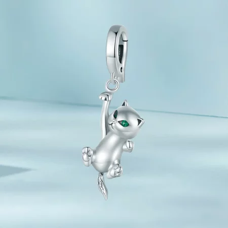 Pandora Style Cat Dangle - SCC2572