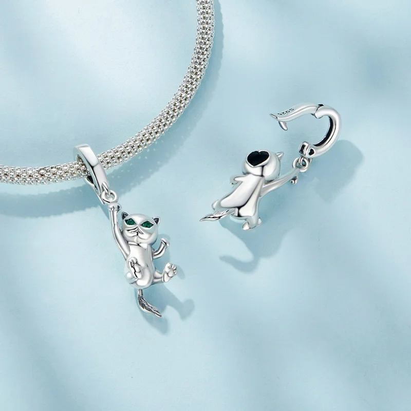 (image for) Pandora Style Cat Dangle - SCC2572 - View 5