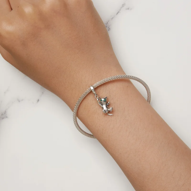 (image for) Pandora Style Cat Dangle - SCC2572 - View 7