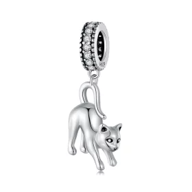 Pandora Style Cat Dangle - SCC2595 Pandora Style Cat Dangle - SCC2595