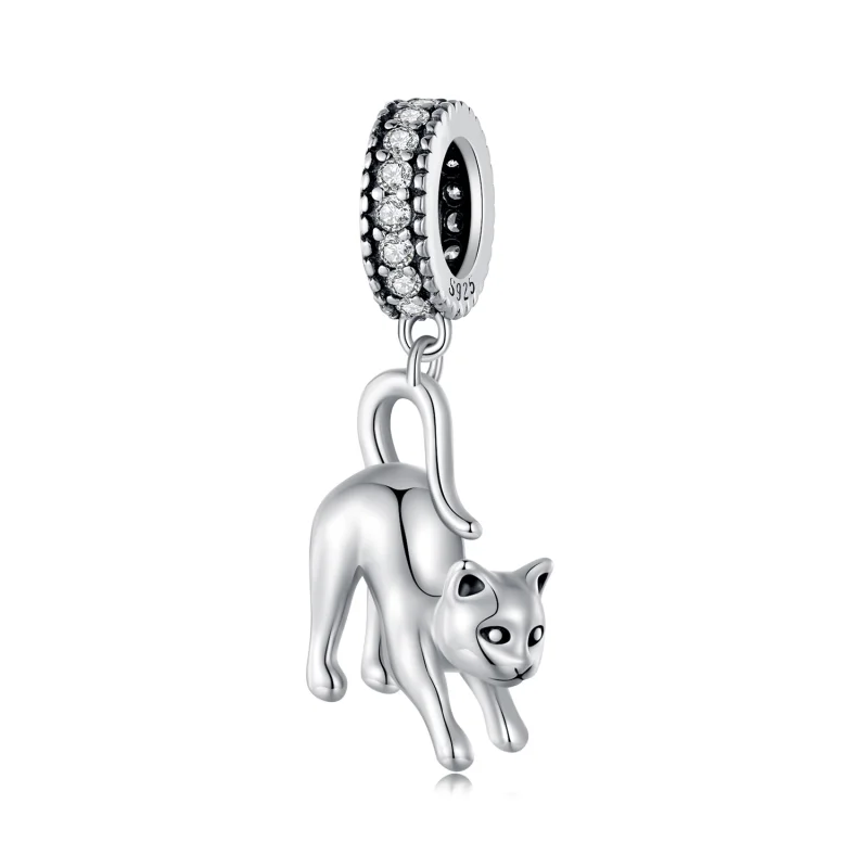 (image for) Pandora Style Cat Dangle - SCC2595 - Product Image