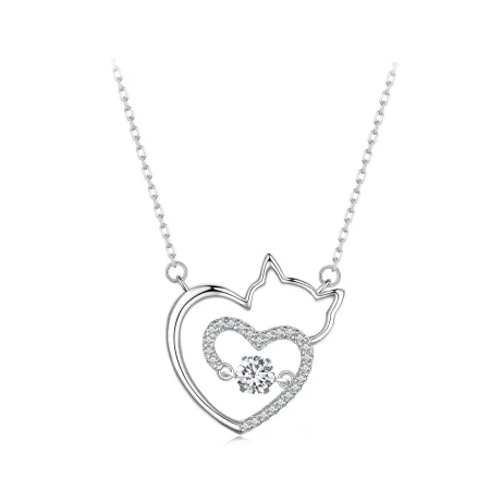Pandora Style Cat Smart Necklace - SCN503
