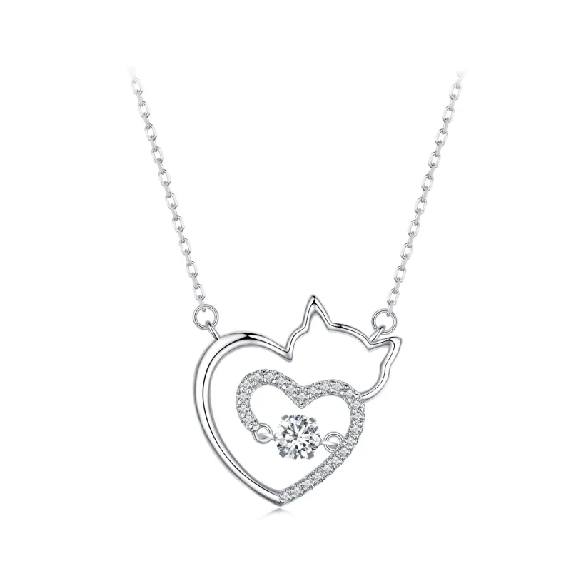 (image for) Pandora Style Cat Smart Necklace - SCN503 - Product Image