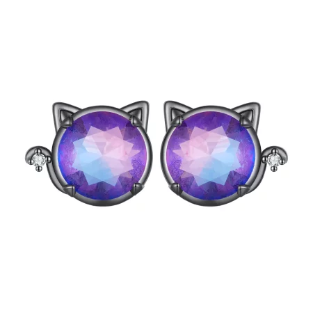 Pandora Style Cat Studs Earrings - SCE1568