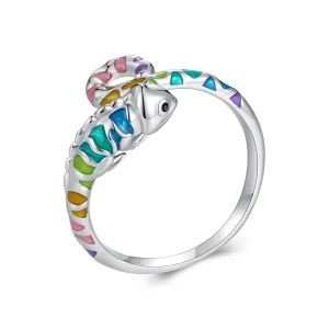 (image for) Pandora Style Chameleon Open Ring - BSR475-E