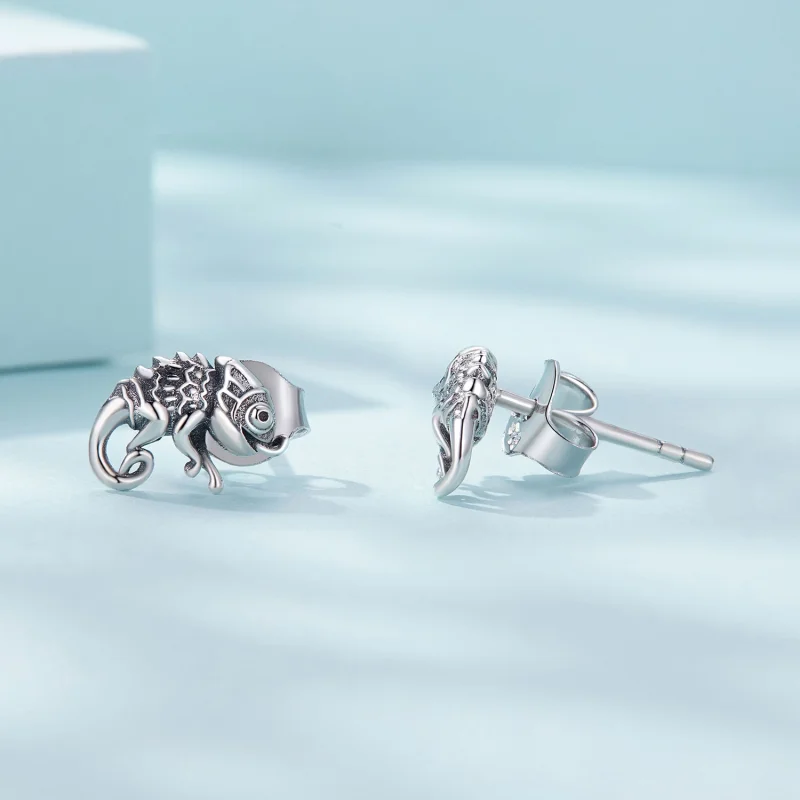 (image for) Pandora Style Chameleon Studs Earrings - SCE1661 - View 4