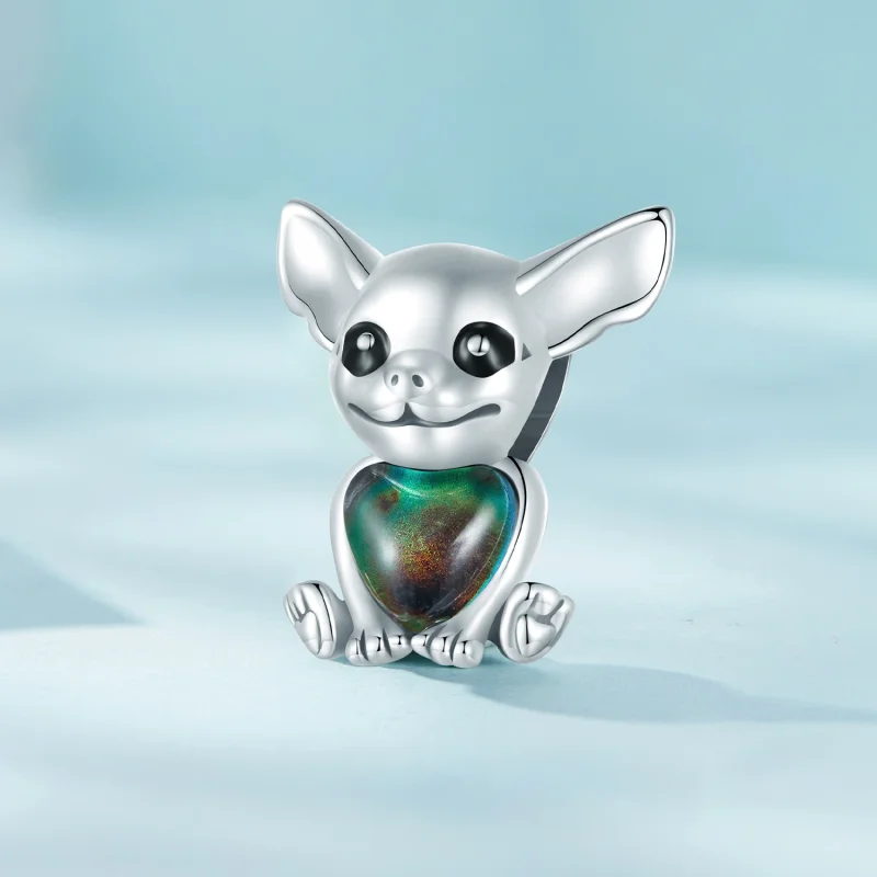 (image for) Pandora Style Chihuahua Charm - SCC2601 - View 3