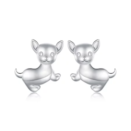 Pandora Style Chihuahua Studs Earrings - SCE1620
