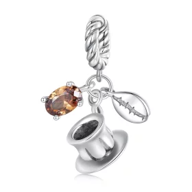Pandora Style Coffee Dangle - SCC2467 Pandora Style Coffee Dangle - SCC2467