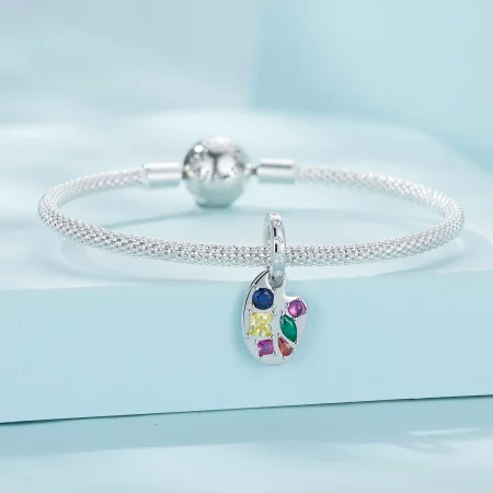 Pandora Style Color Palette Dangle - SCC2486