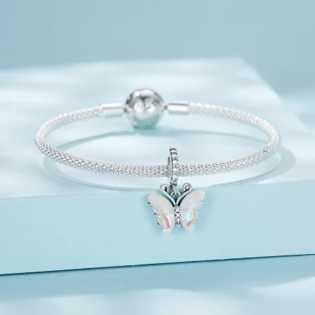 Pandora Style Colorful Aurora Butterfly Dangle - SCC2305-CF