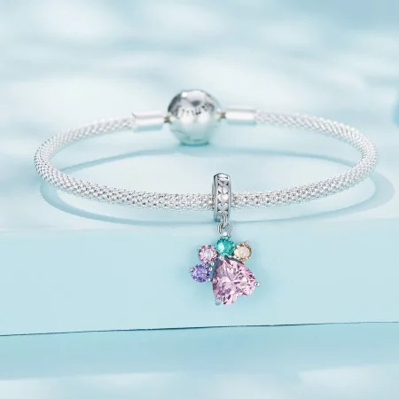 Pandora Style Colorful Cute Claw Dangle - SCC2478