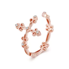 Pandora Style Cross-Silver Ring - BSR041-C Pandora Style Cross-Silver Ring - BSR041-C