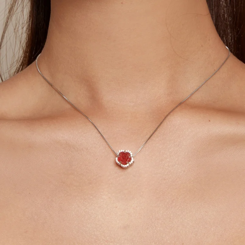 (image for) Pandora Style Crystal Rose Charm - BSC904 - View 11