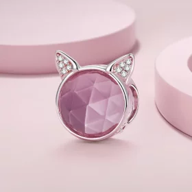 Pandora Style Cute Cat Charm - SCC2579 Pandora Style Cute Cat Charm - SCC2579