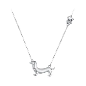 (image for) Pandora Style Dachshund Necklace - SCN501