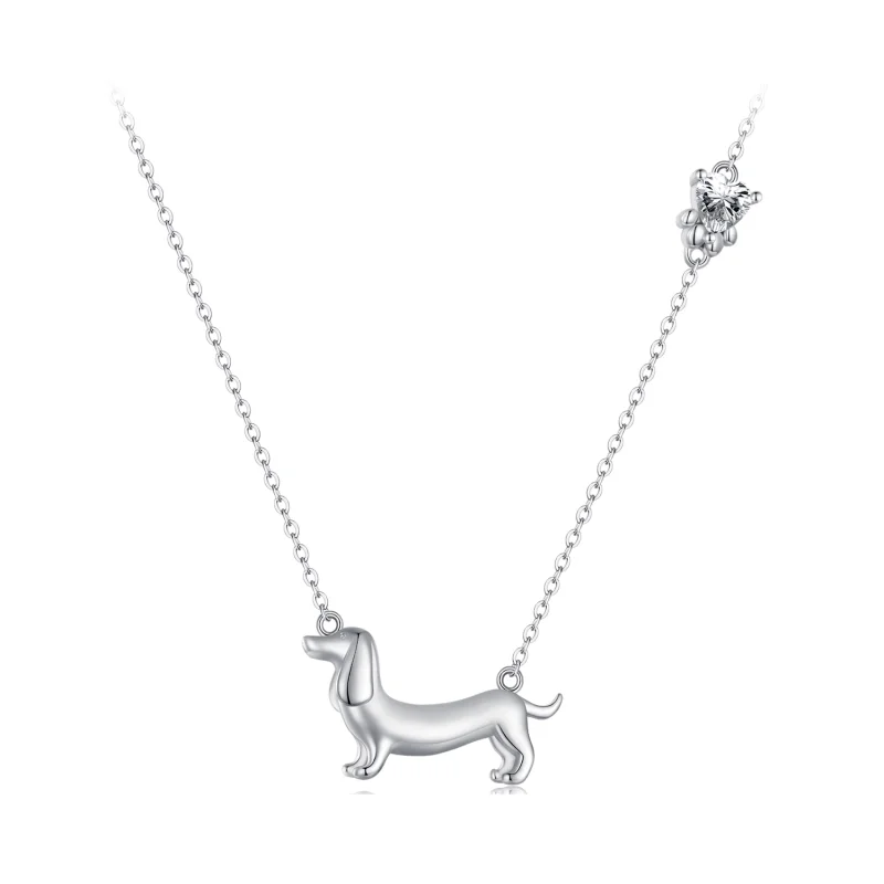 (image for) Pandora Style Dachshund Necklace - SCN501 - Product Image