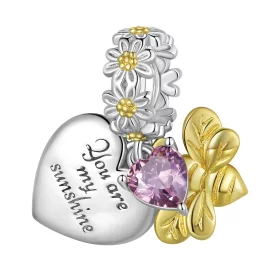 Pandora Style Daisy Bee Charm - BSC816 Pandora Style Daisy Bee Charm - BSC816