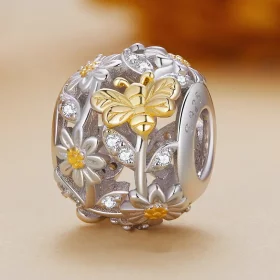 Pandora Style Daisy Bee Charm - BSC818 Pandora Style Daisy Bee Charm - BSC818