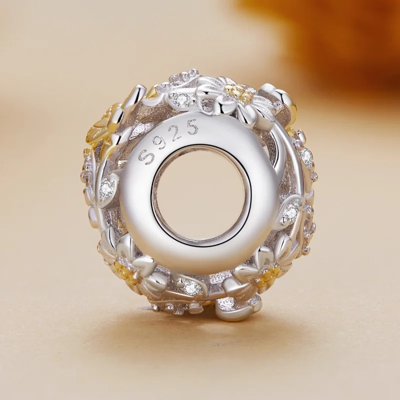 (image for) Pandora Style Daisy Bee Charm - BSC818 - View 3