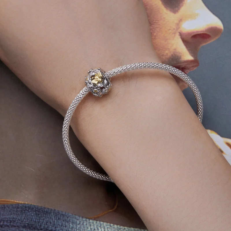 (image for) Pandora Style Daisy Bee Charm - BSC818 - View 6